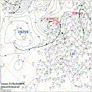 Anticyclones and cyclones with names in Europe