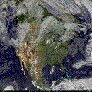 Cloudiness in the U.S. right now
