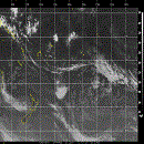 Infrared image of the Pacific Ocean (southeast)