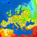Air temperature now in Europe (fr)