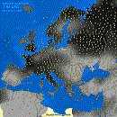 Cloudiness in octs now in Europe